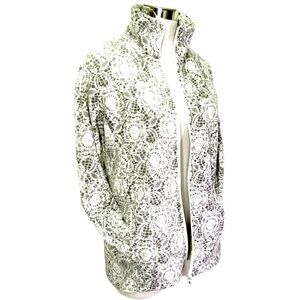 Sherpa Print Front Zipper Jacket NWT